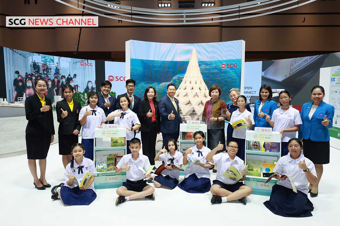 Scg Apec 2022 Thailand Presents Recycled Eco Friendly Bookshelves To